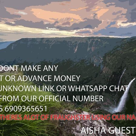 Aisha Guest House Bed & Breakfast Черапунджи Екстериор снимка